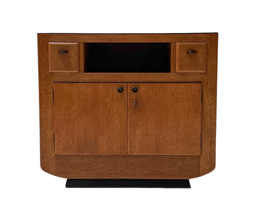 Art Deco Amsterdamse School Cabinet with Drawers by Piet Kramer, 1930s